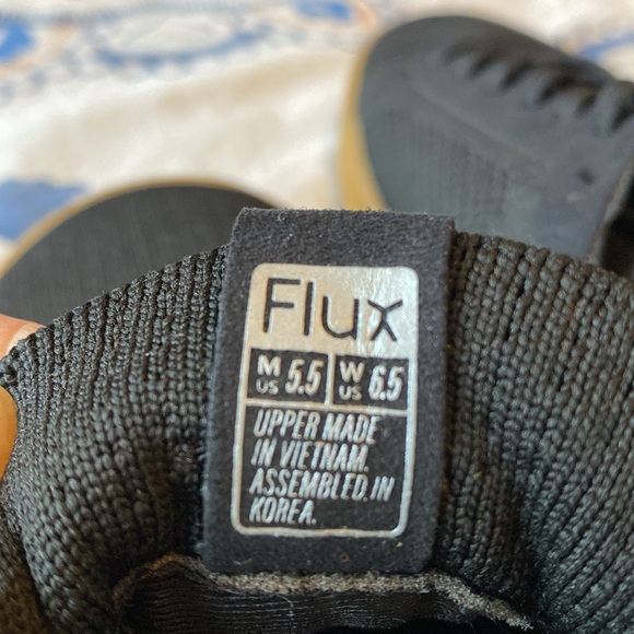 Flux Footwear Adapt Trainer Shoes Black Minimalist Barefoot 5.5M 6.5W - Picture 5 of 7